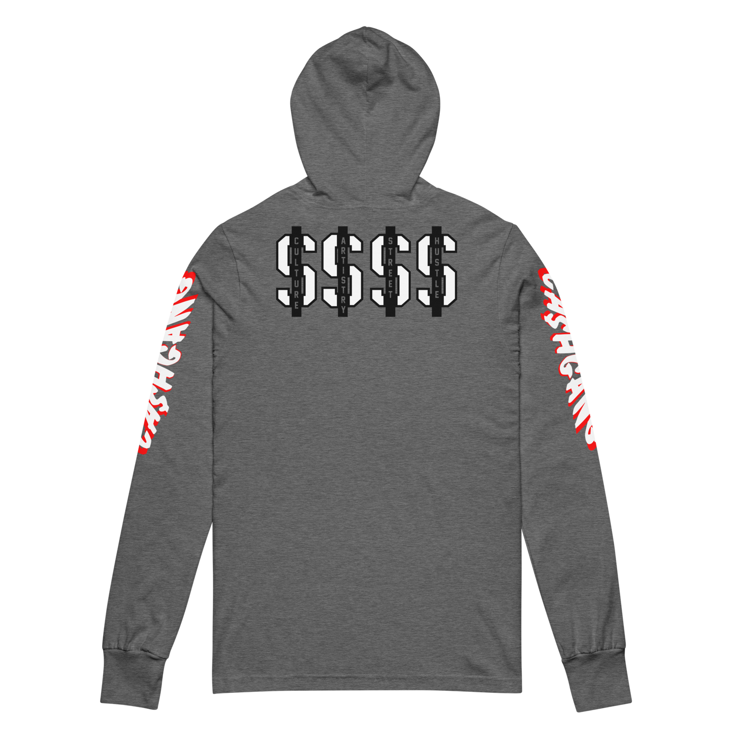 C.A.S.H Hooded long-sleeve tee