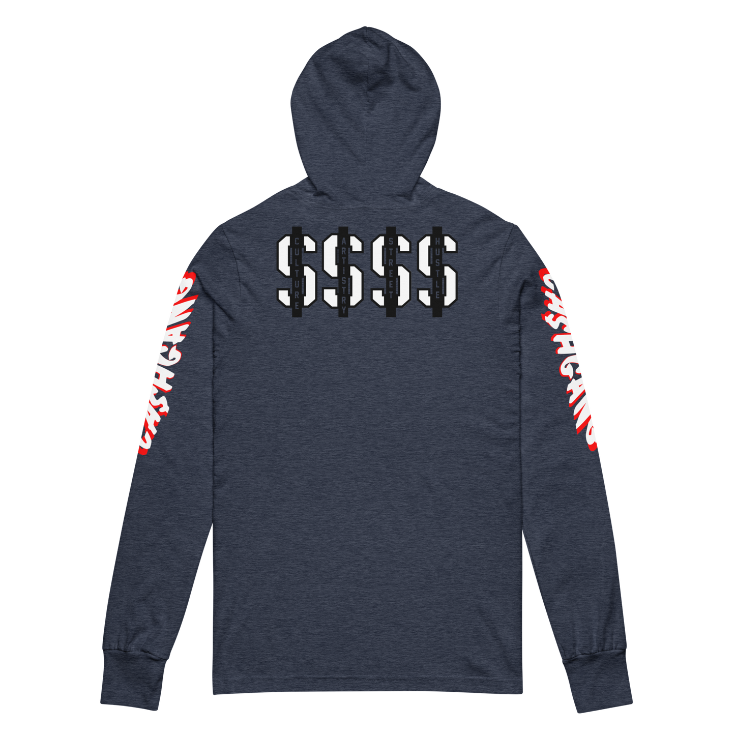 C.A.S.H Hooded long-sleeve tee