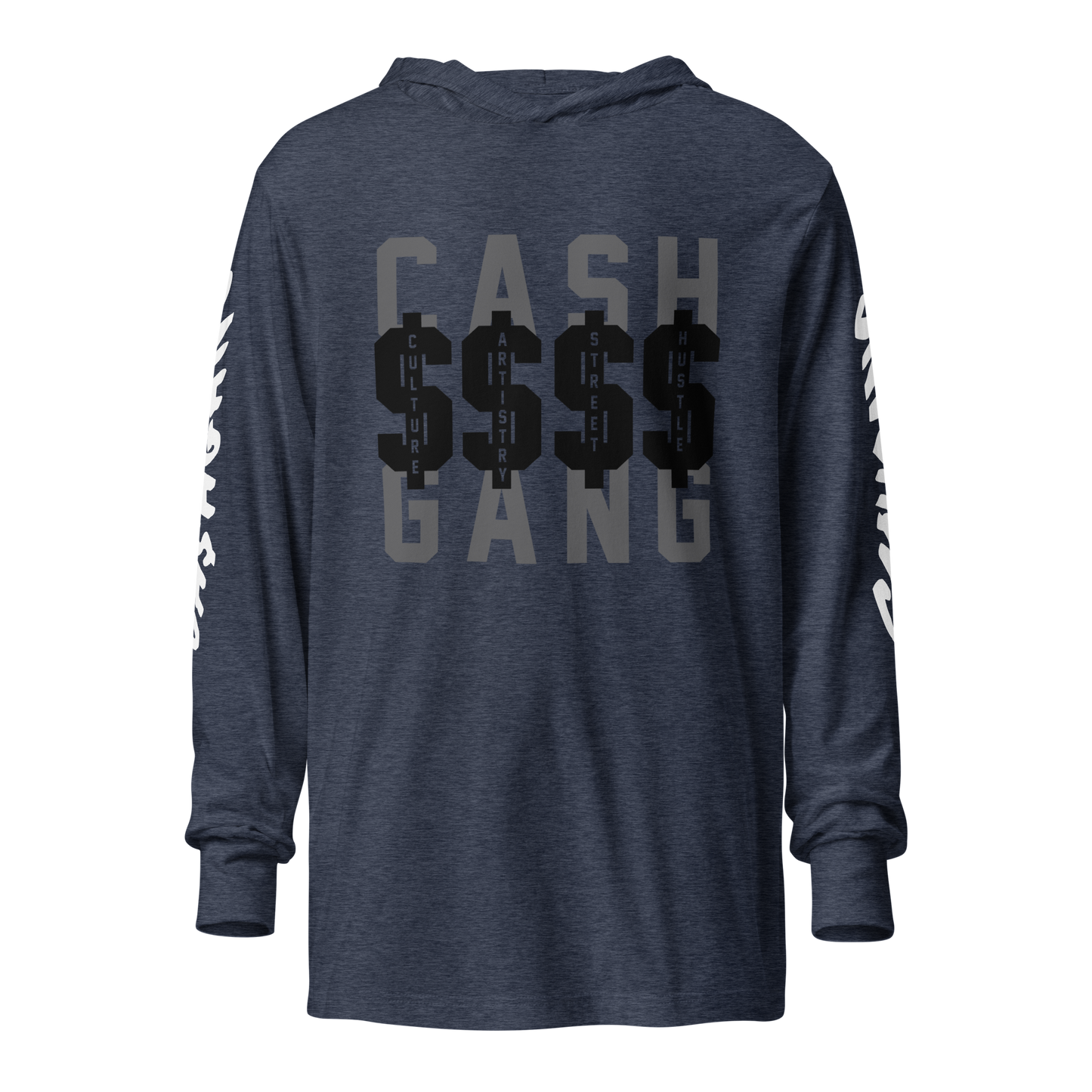C.A.S.H Hooded long-sleeve tee