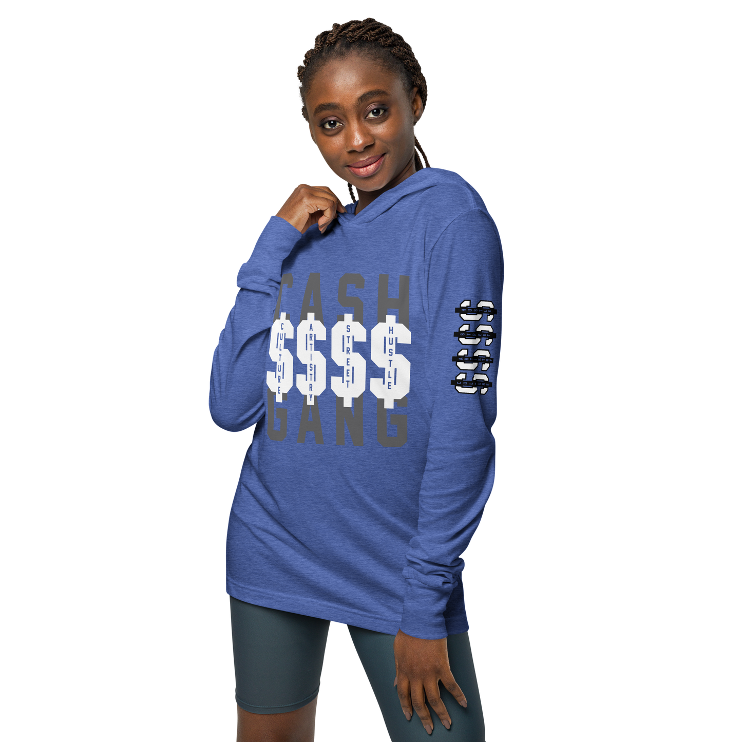 C.A.S.H Hooded long-sleeve tee